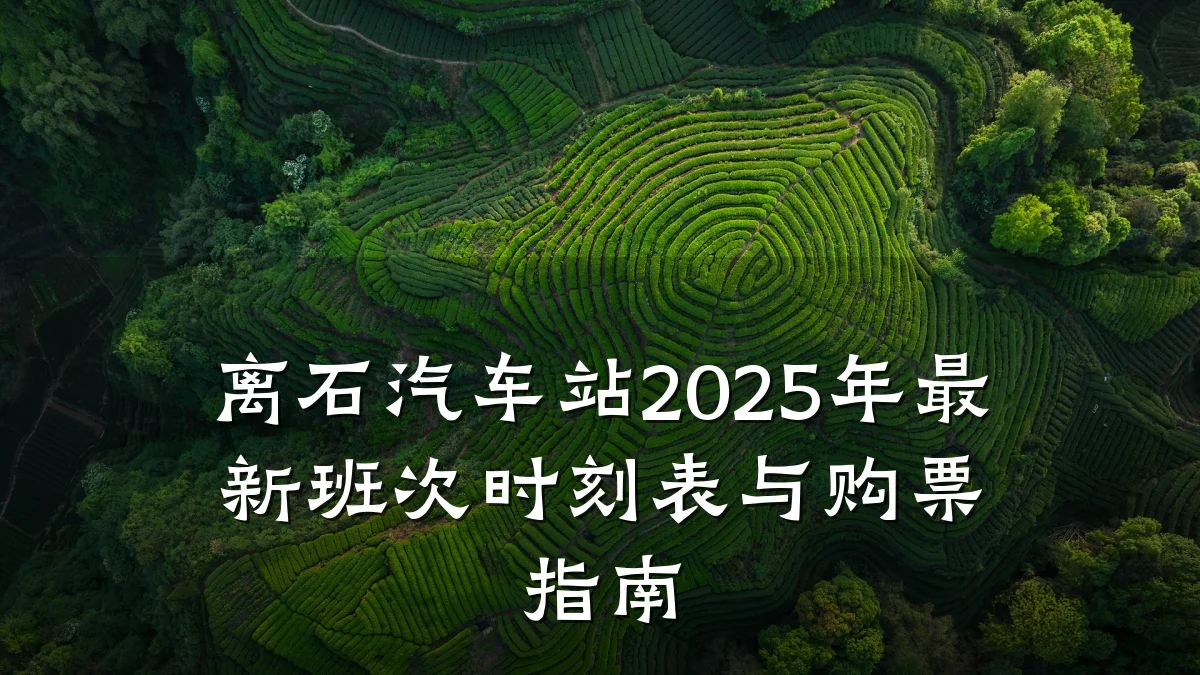 离石汽车站2025年最新班次时刻表与购票指南
