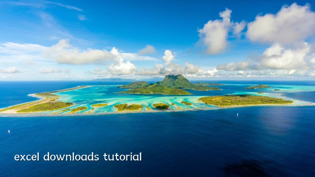excel downloads tutorial