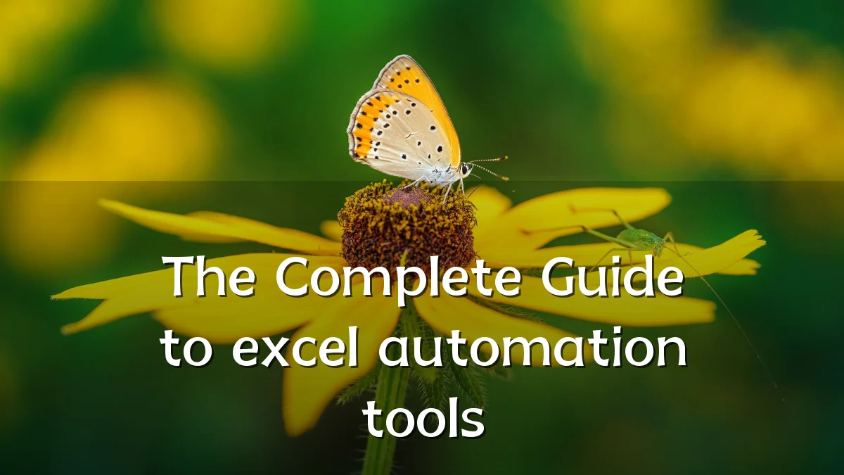 The Complete Guide to excel automation tools