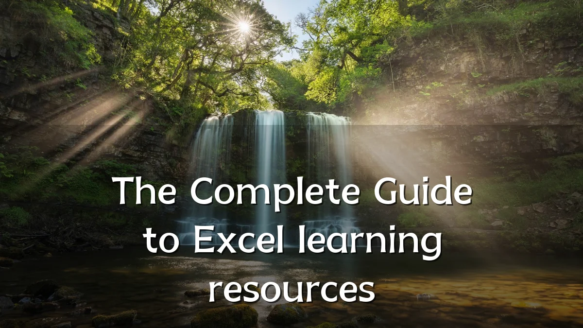 The Complete Guide to Excel learning resources