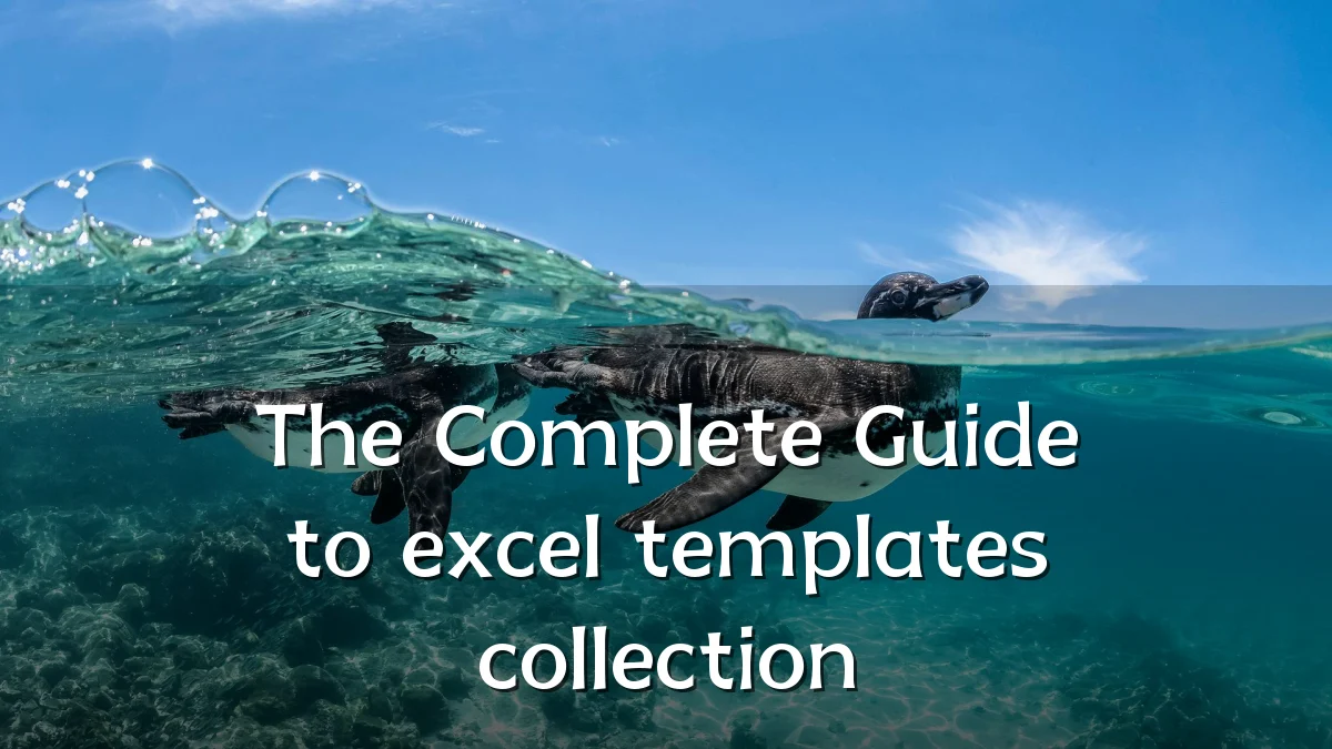 The Complete Guide to excel templates collection