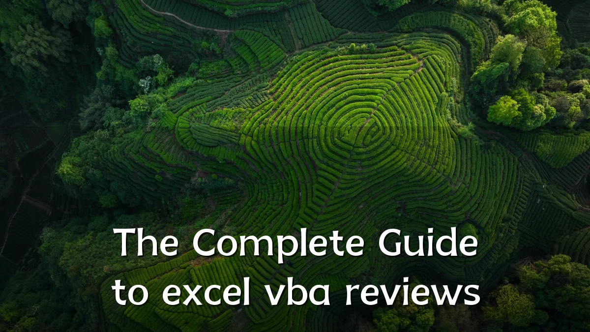 The Complete Guide to excel vba reviews