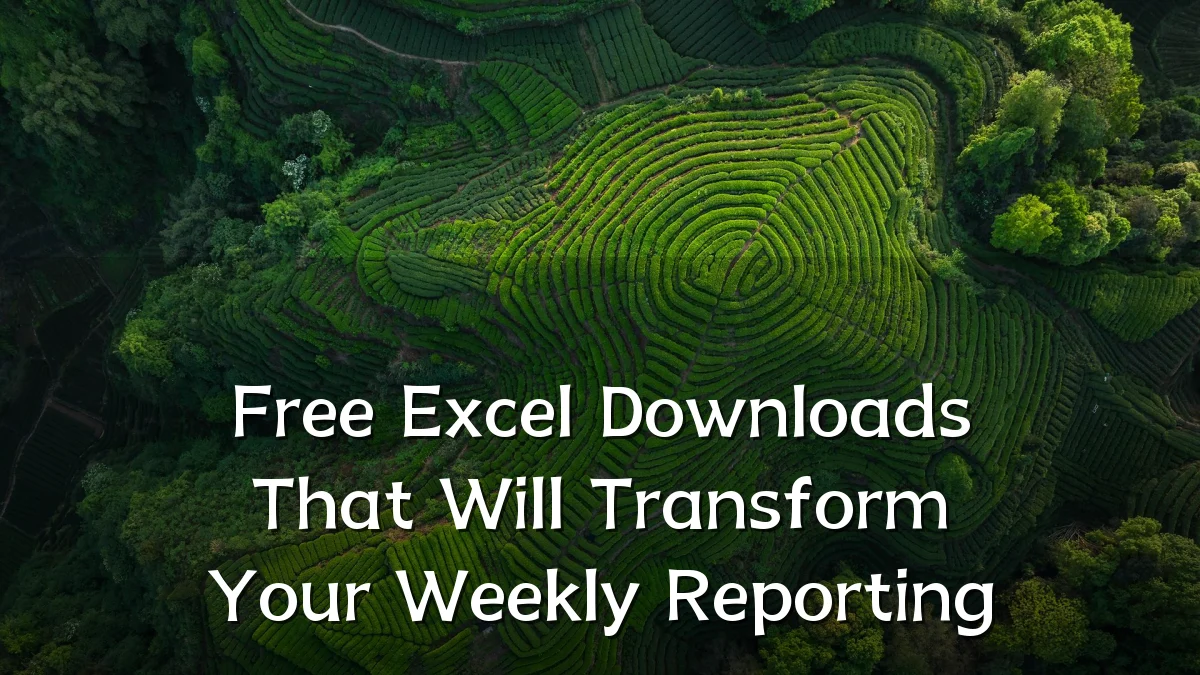 Free Excel Downloads That Will Transform Your Weekly Reporting