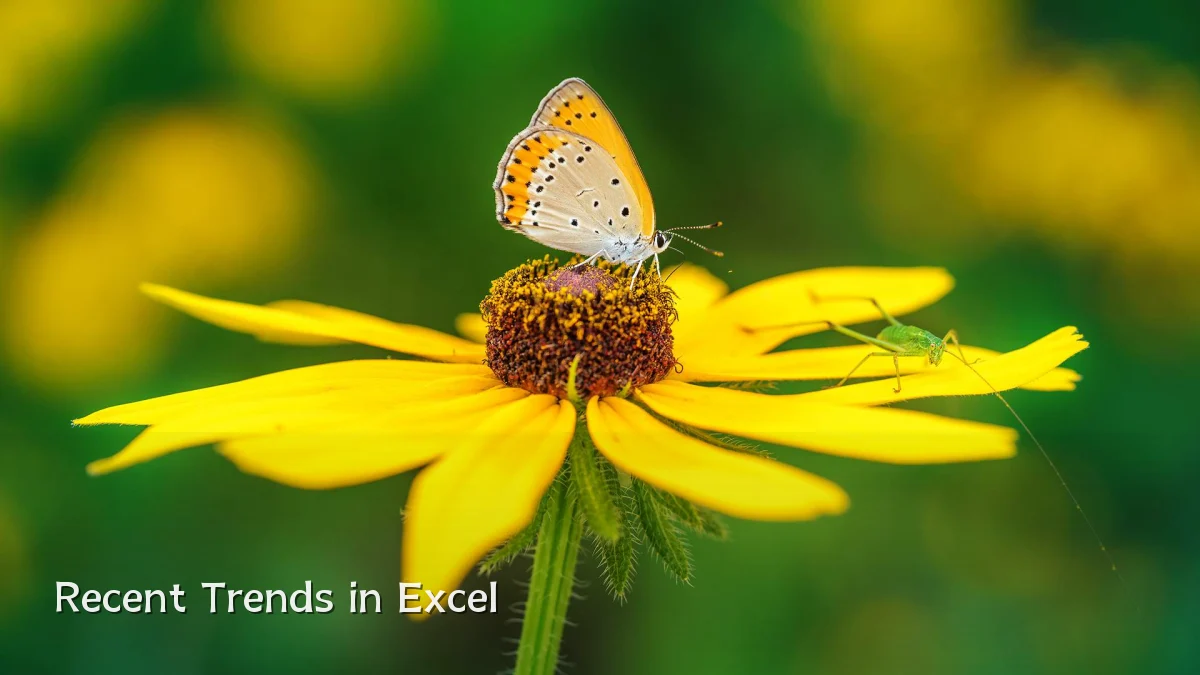 Recent Trends in Excel