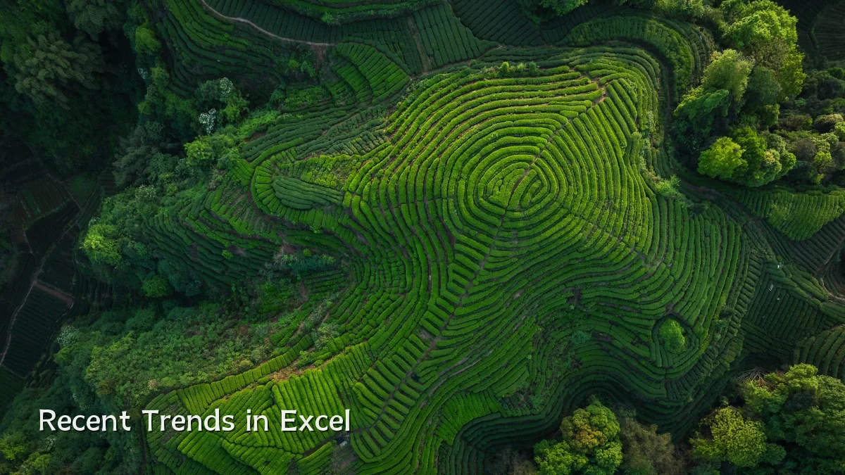 Recent Trends in Excel
